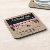 Iconisch middeleeuwse retro Modern Drankjes Onderzetter (Linkerzijde)