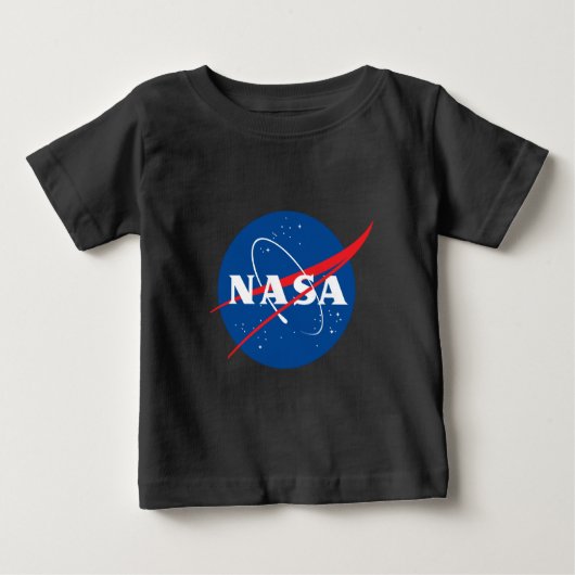 Iconisch NASA Baby Eclipse Zwart T-shirt (Voorkant)