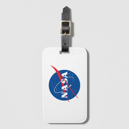 Iconisch NASA-Bagagelabel (Rocket White) Bagagelabel (Voorkant (verticaal))
