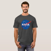 Iconisch NASA Heavy Cotton T-shirt (Meteoriet Grij (Voorkant volledig)