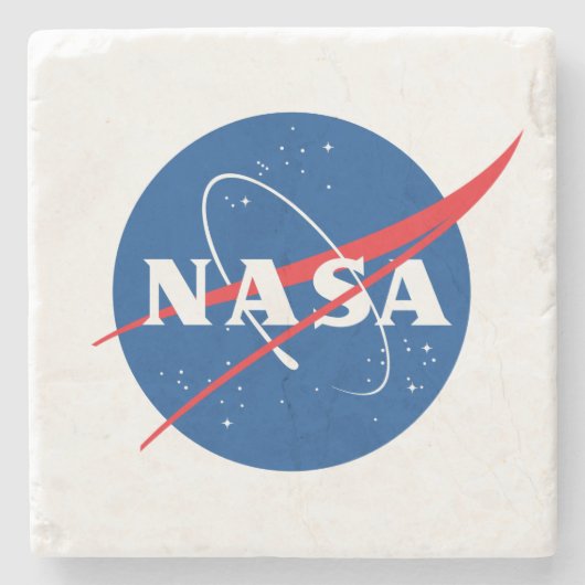 Iconisch NASA Square Geo Marmeren Onderzetter (Voorkant)
