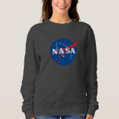 Iconisch NASA sweatshirt voor dames (Meteoriet Gre (Voorkant)
