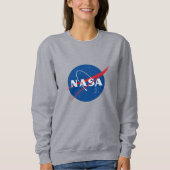 Iconisch NASA Sweatshirt voor dames (Moon Grey) (Voorkant)