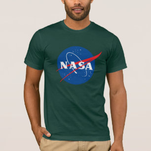 Iconisch NASA-T-shirt van katoen (Aurora Green) T-shirt