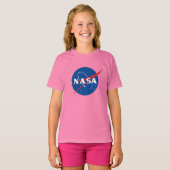 Iconisch NASA T-shirt van katoen voor meisjes (Cel (Voorkant volledig)