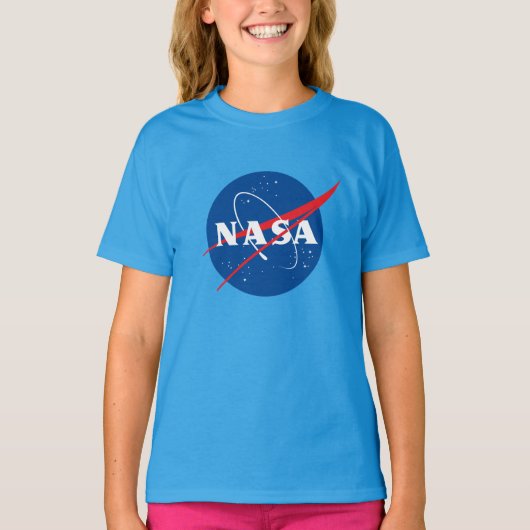 Iconisch NASA T-shirt van katoen voor meisjes (Twi (Voorkant)
