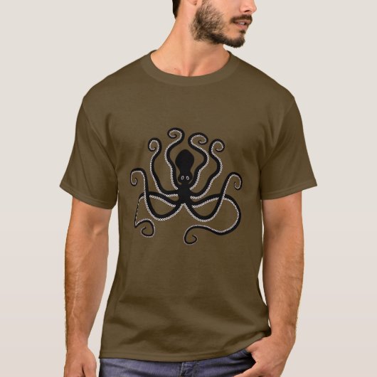 Iconisch octopus uit Minoan Marine Style Pottery T-shirt (Voorkant)