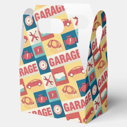 Iconisch ontwerp voor reparatiewerktuig voor profe bedankdoosjes (Geopend)