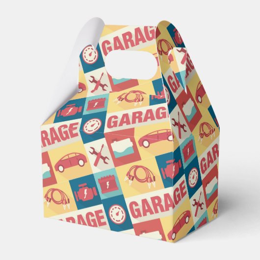 Iconisch ontwerp voor reparatiewerktuig voor profe bedankdoosjes (Voorkant Zijde)