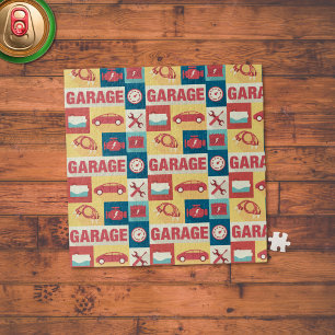 Iconisch ontwerp voor reparatiewerktuig voor profe legpuzzel