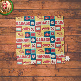 Iconisch ontwerp voor reparatiewerktuig voor profe legpuzzel