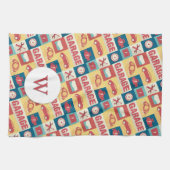 Iconisch ontwerp voor reparatiewerktuig voor profe theedoek (Horizontaal)