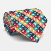 Iconisch oogmerk voor professionele bankiers stropdas (Opgerold)