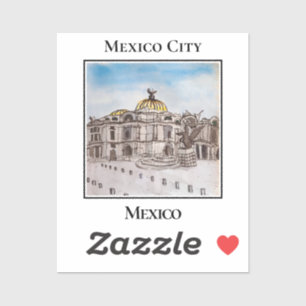 Iconisch Palacio de Bellas Artes in Mexico-Stad Sticker