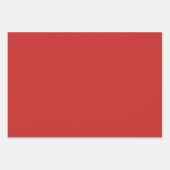 Iconisch patroon rode/witte kerstboom inpakpapier vel (Voorkant 2)