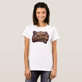 Iconisch roze WINE SUNSHINE Quote T-shirt (Voorkant volledig)