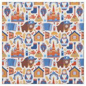 Iconisch Russisch Impages Stof (Swatch)