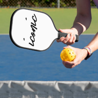 Iconisch sarcastisch citaat voor gedurfde spelers pickleball paddle