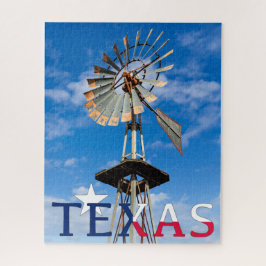 Iconisch Texaans Afbeelding, Windmolen en Texaanse Legpuzzel
