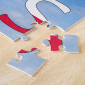 Iconisch Texaans Afbeelding, Windmolen en Texaanse Legpuzzel (Zijkant)