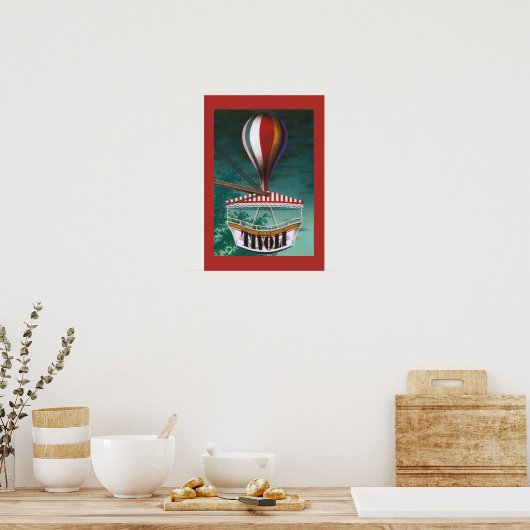 Iconisch  Tivoli Amusement Park Poster (Keuken)