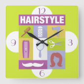 Iconisch voor piekgeluid uit de Professional-reeks Vierkante Klok (Voorkant)