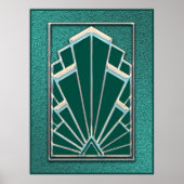 Iconisch vormgegeven art deco poster (Voorkant)