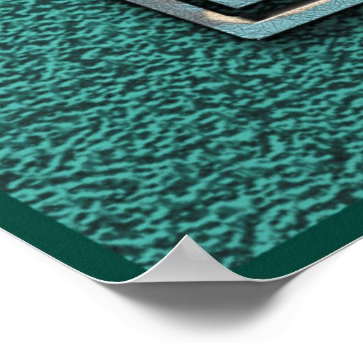 Iconisch vormgegeven art deco poster (Hoek)