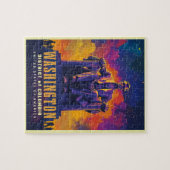 Iconisch Washington D.C. met Lincoln Memorial Legpuzzel (Horizontaal)