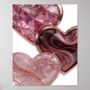 Iconisch Zilver LOVE Poster