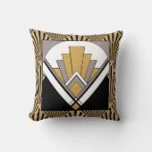 Iconische Art Deco Cushion. Kussen (Voorkant)