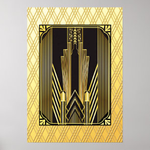 Iconische Art Deco Poster