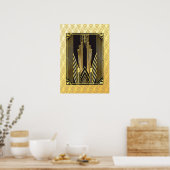 Iconische Art Deco Poster (Keuken)