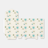 Iconische Atomische Starbursts Favor Box Bedankdoosjes (Uitgevouwen)