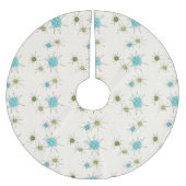 Iconische atoomstaarten blazen kerstboomrokken kerstboom rok (Voorkant)