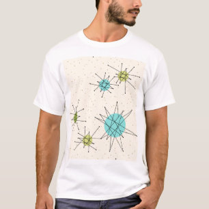 Iconische atoomStarbursts T-Shirt