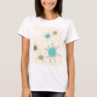 Iconische atoomStarbursts T-Shirt