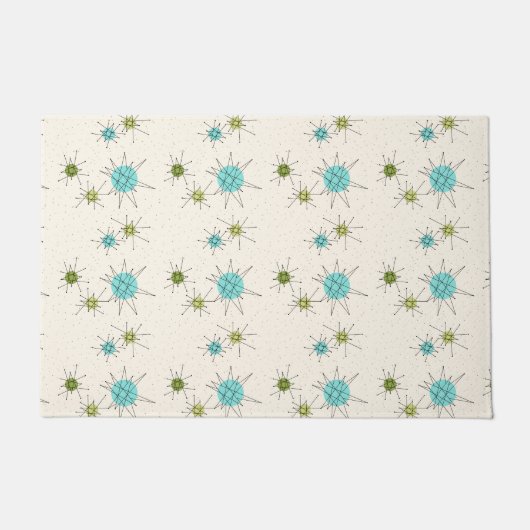 Iconische atoomstartbarsten van deurmat (Voorkant)