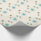 Iconische atoomstomen Verpakkingspapier Cadeaupapier (Hoek)