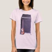 ICONISCHE BASGITAAR & AMP T-SHIRT (Voorkant)