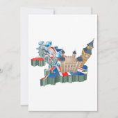 Iconische bezienswaardigheden Londen UK Kaart Brit (Voorkant)