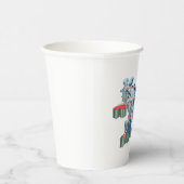 Iconische bezienswaardigheden Londen UK Kaart Brit Papieren Bekers (Rechts)