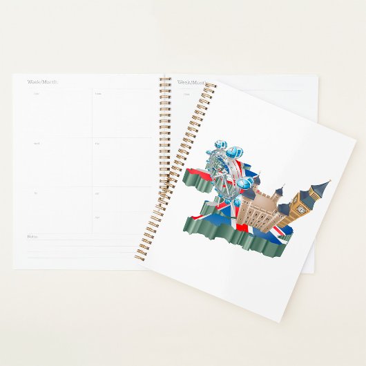 Iconische bezienswaardigheden Londen UK Kaart Brit Planner