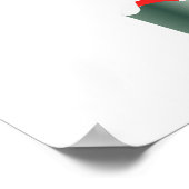 Iconische bezienswaardigheden Londen UK Kaart Brit Poster (Hoek)