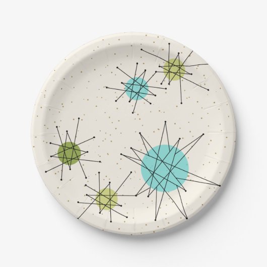 Iconische Borden voor atoomstaarten Papieren Bordje (Voorkant)