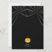 Iconische brieven van de partij Halloween Kaart (Achterkant)