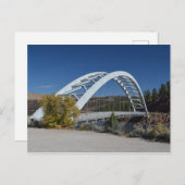 Iconische brug bij Flaming Gorge Lake Spillway Briefkaart (Voorkant / Achterkant)