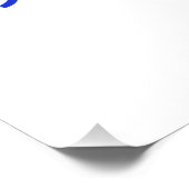 Iconische Concorde Jet met Bold Blue Typography Foto Afdruk (Hoek)