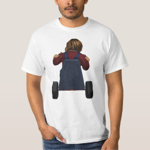 Iconische Danny's driewieler jongens meisjes Hallo T-shirt