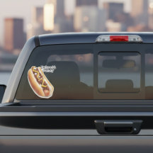 Iconische Detroit Coney Dog Sticker